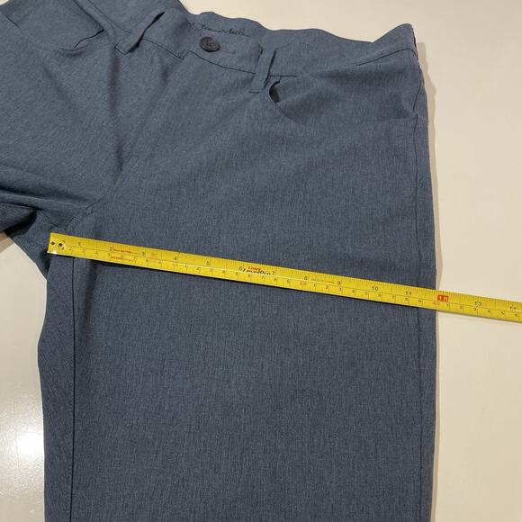 Travis Mathew Pants Mens 32x29 Blue Lightweight Chino Straight Leg Golf 5-Pocket - Picture 4 of 7